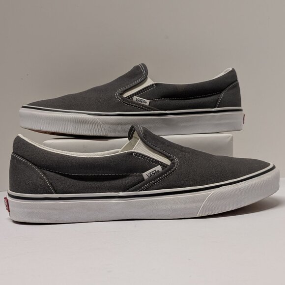 Vans Classic Slip-On Shoe in Charcoal Grey main image 11